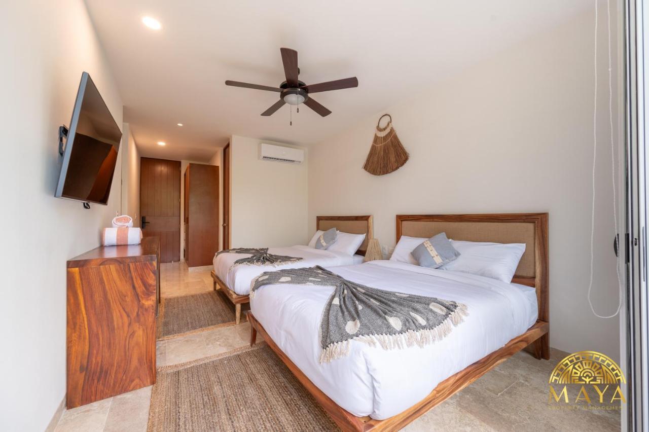 Nhoa 208A Lux 2Br Condo Jungle View In Aldea Zama Tulum Exterior foto