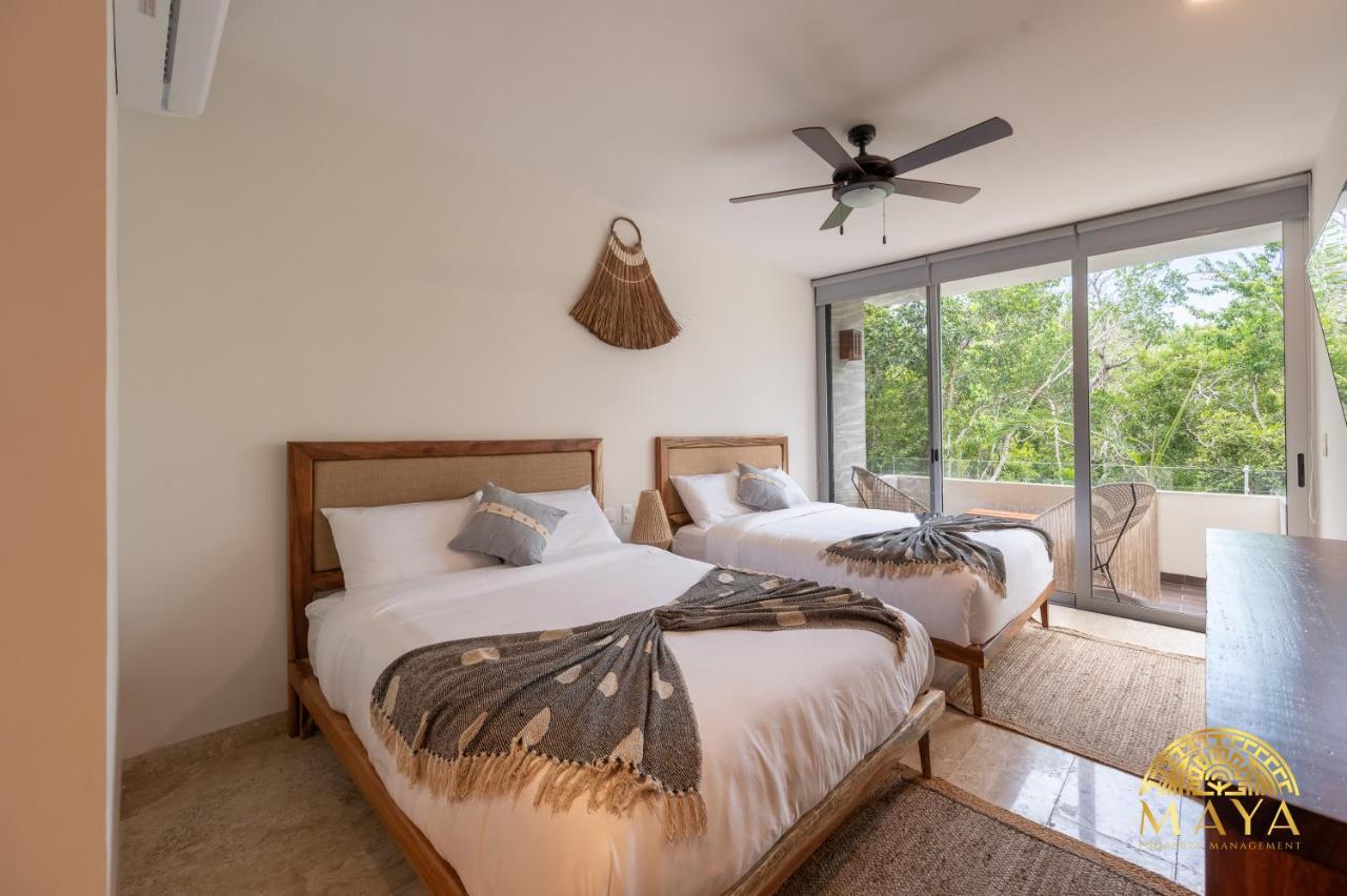 Nhoa 208A Lux 2Br Condo Jungle View In Aldea Zama Tulum Exterior foto